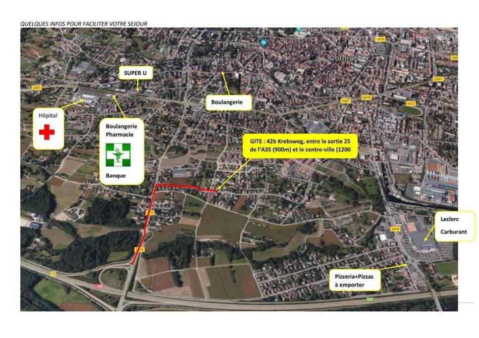 Gite Des 3 Cigognes Colmar Buitenkant foto